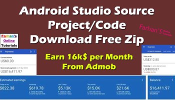 Android project source code free download zip code